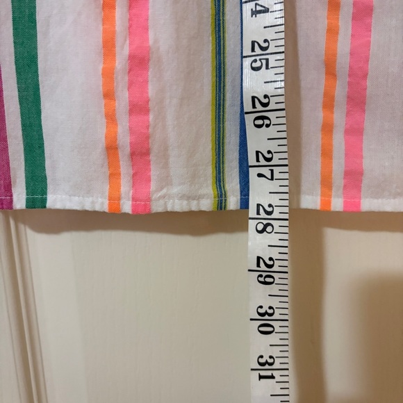 Talbots Multicolor Striped Tunic Top - Picture 7 of 9